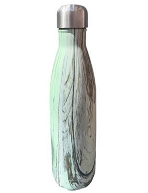 Therma Bottle 500ml Wood Grain - Mint